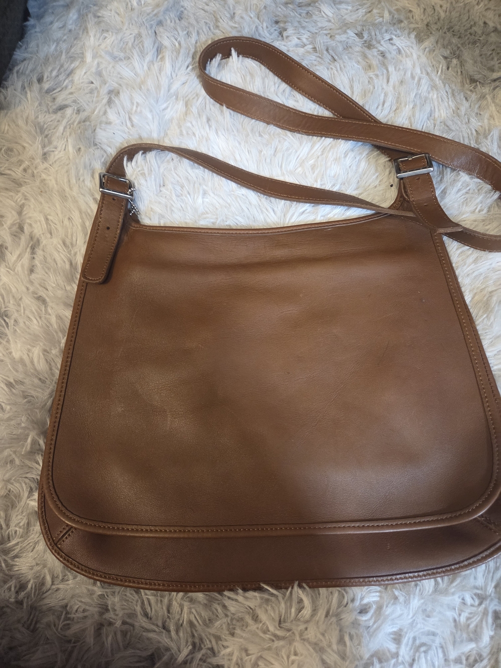 Coach Tan Leather Shoulder Bag